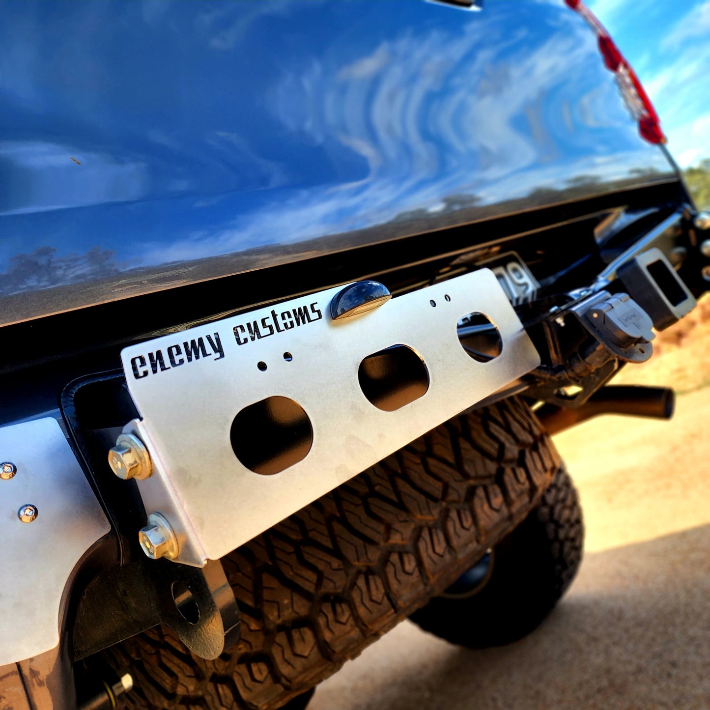 Toyota N80 Hilux- Rear Number Plate Bracket